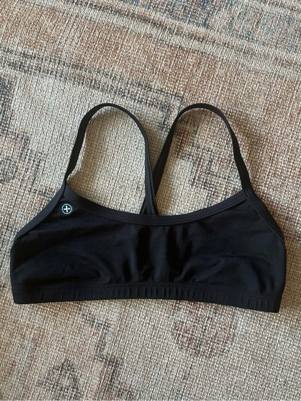 Original Watermen Bikini Swim Top SMALL Black Rescue Elite Lifeguard Sports Bra